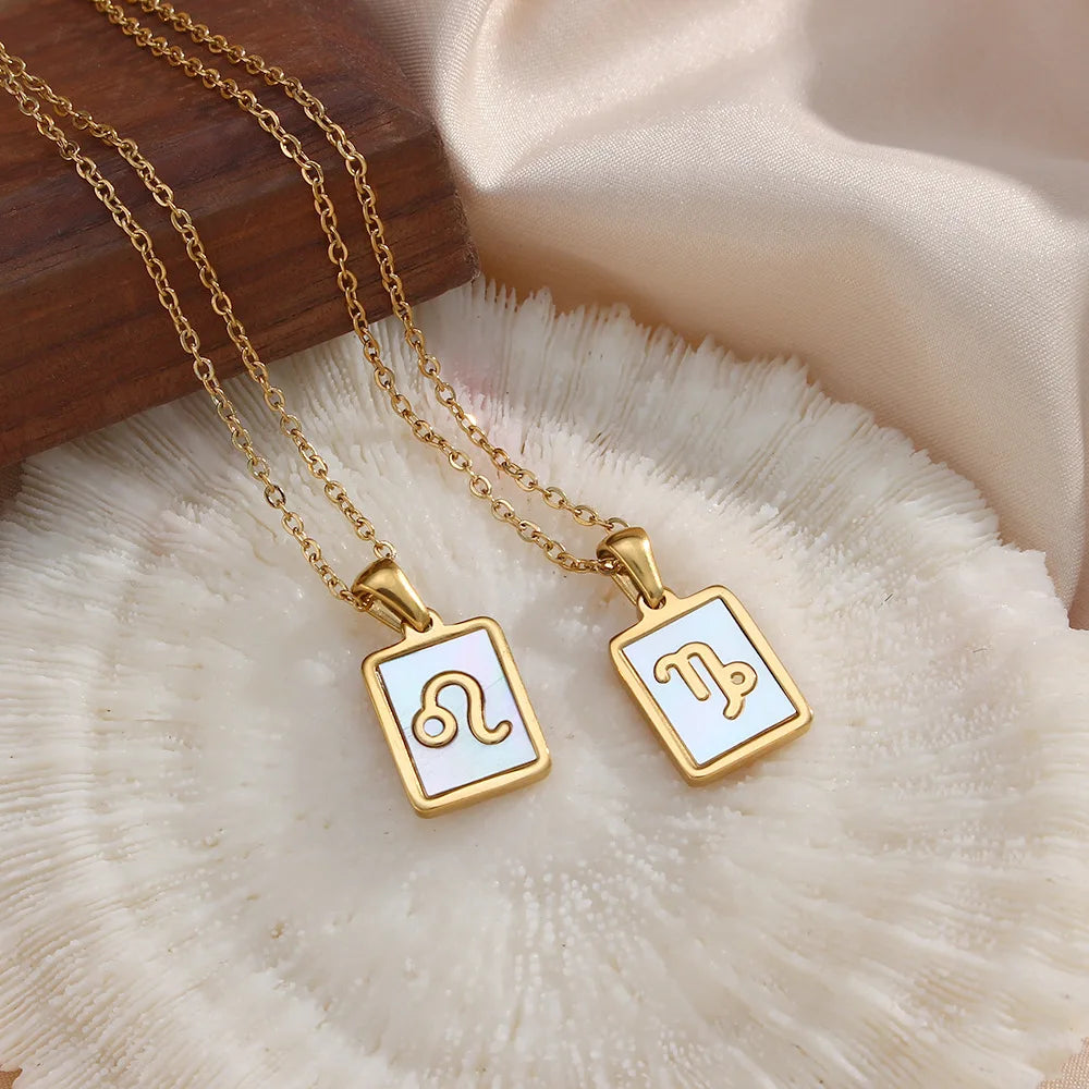 Gold Plated Zodiac Pendant